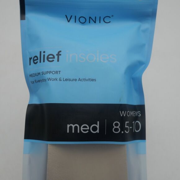 NEW Vionic Relief Women's Full Length Orthotic Insoles Women's Medium 8.5-10 - Picture 6 of 8